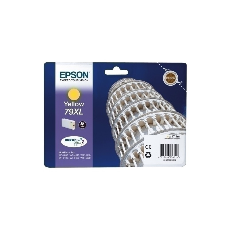T790440-CART.IJ.EPSON T790440 Nº79XL AMARILLO precio por 1 unidades