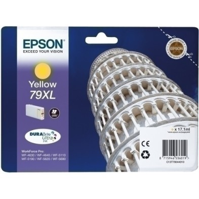 T790440-CART.IJ.EPSON T790440 Nº79XL AMARILLO precio por 1 unidades
