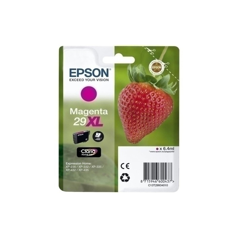 T299340-CART.IJ.EPSON T299340 Nº29XL MAGENTA precio por 1 unidades