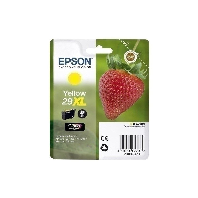 T299440-CART.IJ.EPSON T299440 Nº29XL AMARILLO precio por 1 unidades