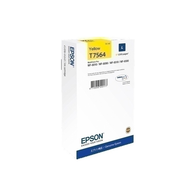 T756440-CART.IJ.EPSON T756440 AMARILLO precio por 1 unidades