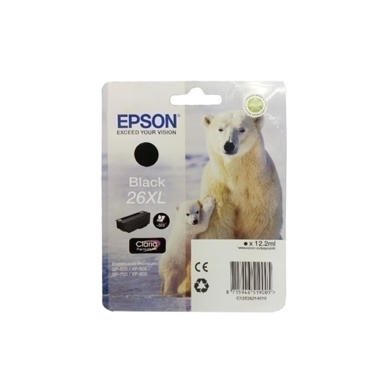 T262140-CART.IJ.EPSON T262140 26XL NEGRO precio por 1 unidades