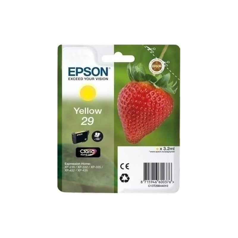 T298440-CART.IJ.EPSON T298440 Nº29 AMARILLO precio por 1 unidades