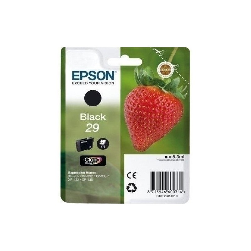 T298140-CART.IJ.EPSON T298140 Nº29 NEGRO precio por 1 unidades