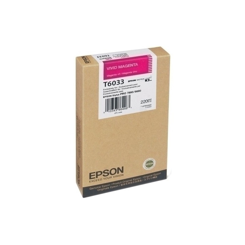 T603300-CART.IJ.EPSON T603300 MAGENTA VIVIDO precio por 1 unidades
