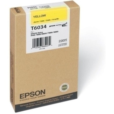 T603400-CART.IJ.EPSON T603400 AMARILLO precio por 1 unidades