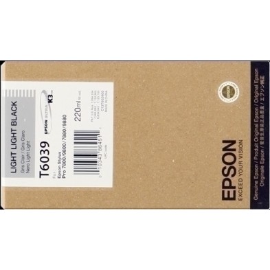 T603900-CART.IJ.EPSON T603900 NEGRO CLARO CLARO precio por 1 unidades
