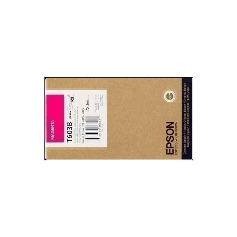 T603B00-CART.IJ.EPSON T603B00 MAGENTA precio por 1 unidades