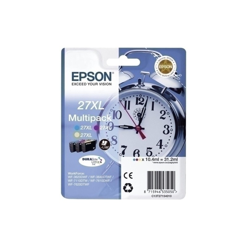 T271540-CART.IJ.EPSON T271540 Nº27XL MULTIPACK precio por 1 unidades