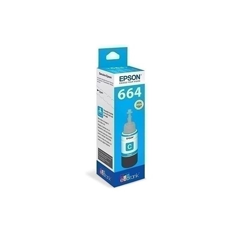 T664240-CART.IJ.EPSON T664240 ECOTANK CIAN precio por 1 unidades