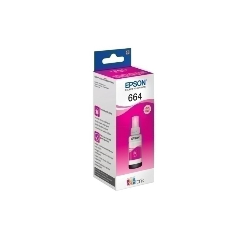 T664340-CART.IJ.EPSON T664340 ECOTANK MAGENTA precio por 1 unidades