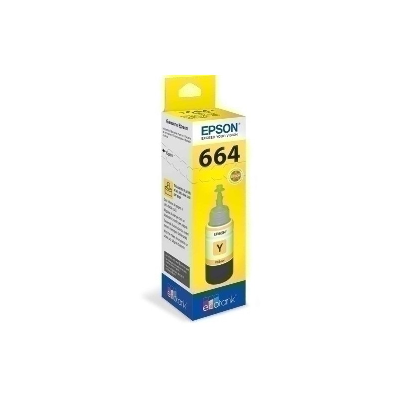 T664440-CART.IJ.EPSON T664440 ECOTANK AMARILLO precio por 1 unidades
