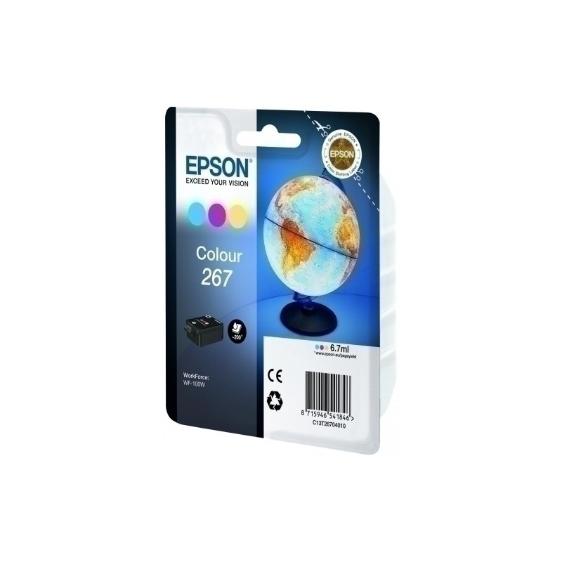T267040-CART.IJ.EPSON T267040 Nº267 TRICOLOR precio por 1 unidades