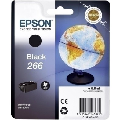 T266140-CART.IJ.EPSON T266140 Nº266 NEGRO precio por 1 unidades