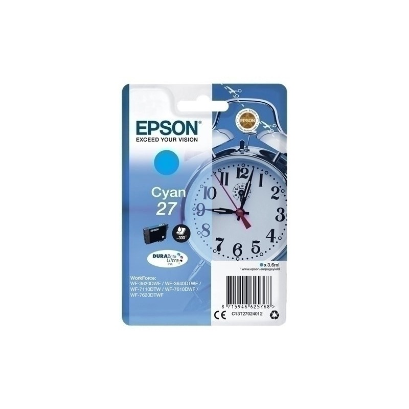 T270240-CART.IJ.EPSON T270240 Nº27 CIAN precio por 1 unidades