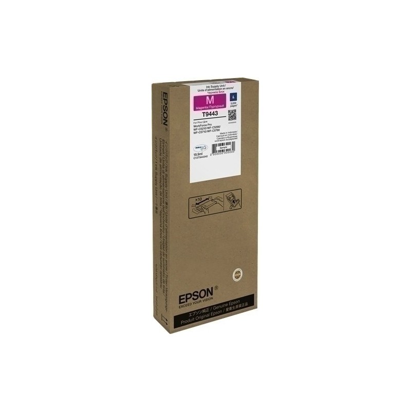 T944340-CART.IJ.EPSON T944340 MAGENTA 19.9ml precio por 1 unidades