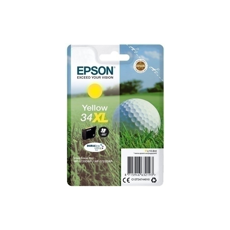 T347440-CART.IJ.EPSON T347440 Nº34XL AMARILLO precio por 1 unidades
