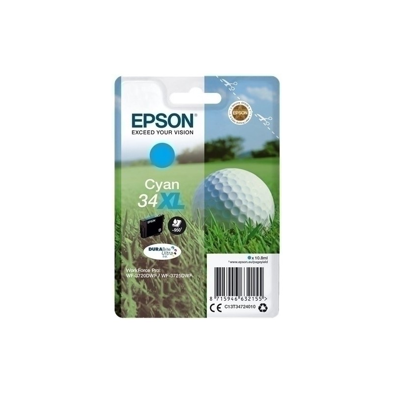 T347240-CART.IJ.EPSON T347240 Nº34XL CIAN precio por 1 unidades