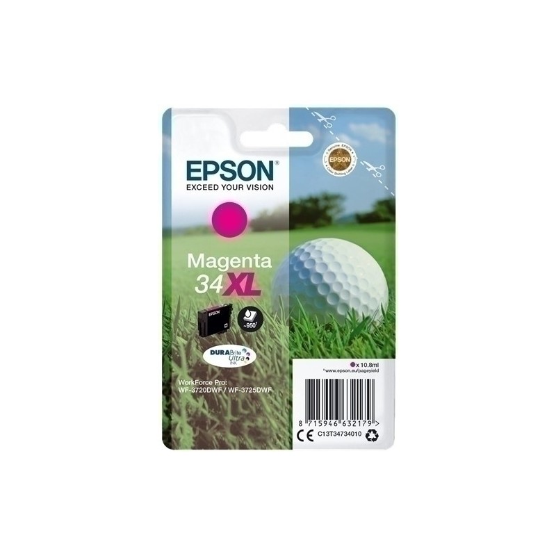 T347340-CART.IJ.EPSON T347340 Nº34XL MAGENTA precio por 1 unidades