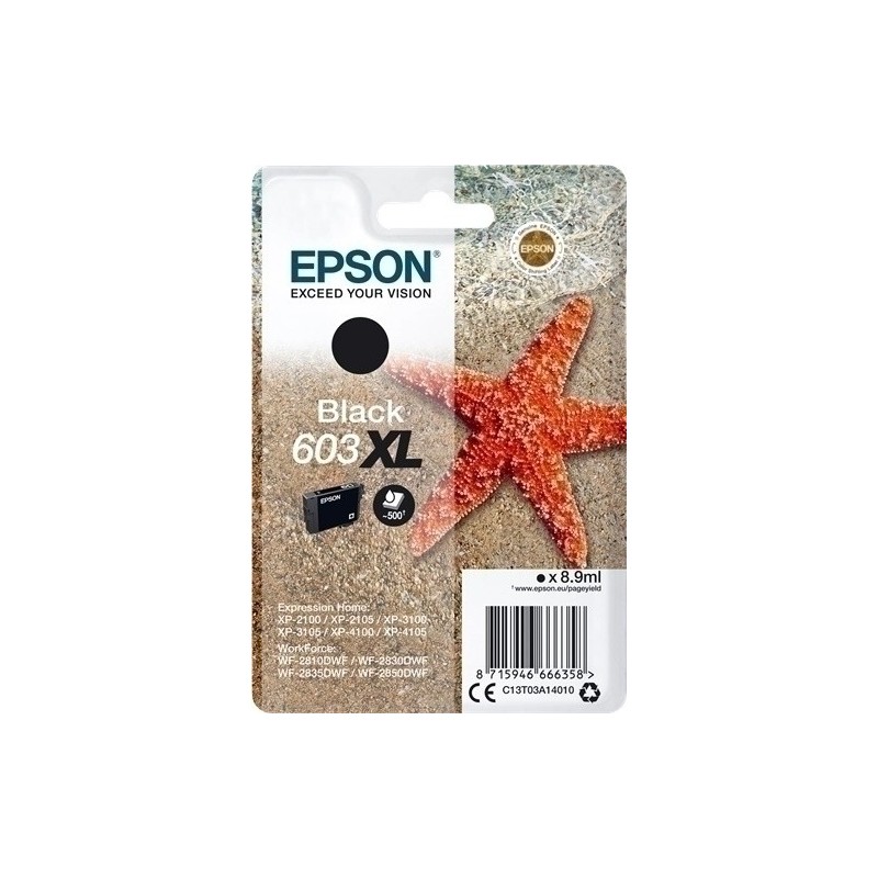T03A140-CART.IJ.EPSON T03A140 Nº603XL NEGRO precio por 1 unidades