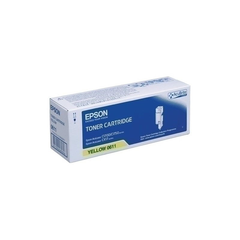 S050611-TONER EPSON S050611 AMARILLO (1.400 PAG) precio por 1 unidades