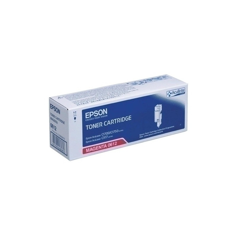 S050612-TONER EPSON S050612 MAGENTA (1.400 PAG) precio por 1 unidades