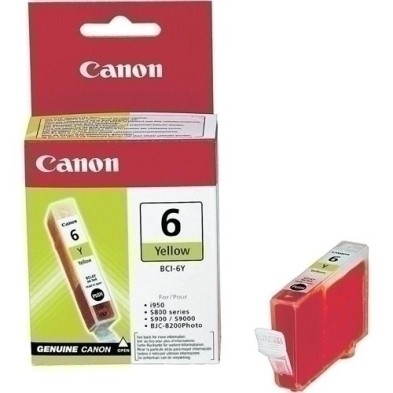 BCI6Y-CART.IJ.CANON BCI-6Y AMARILLO precio por 1 unidades