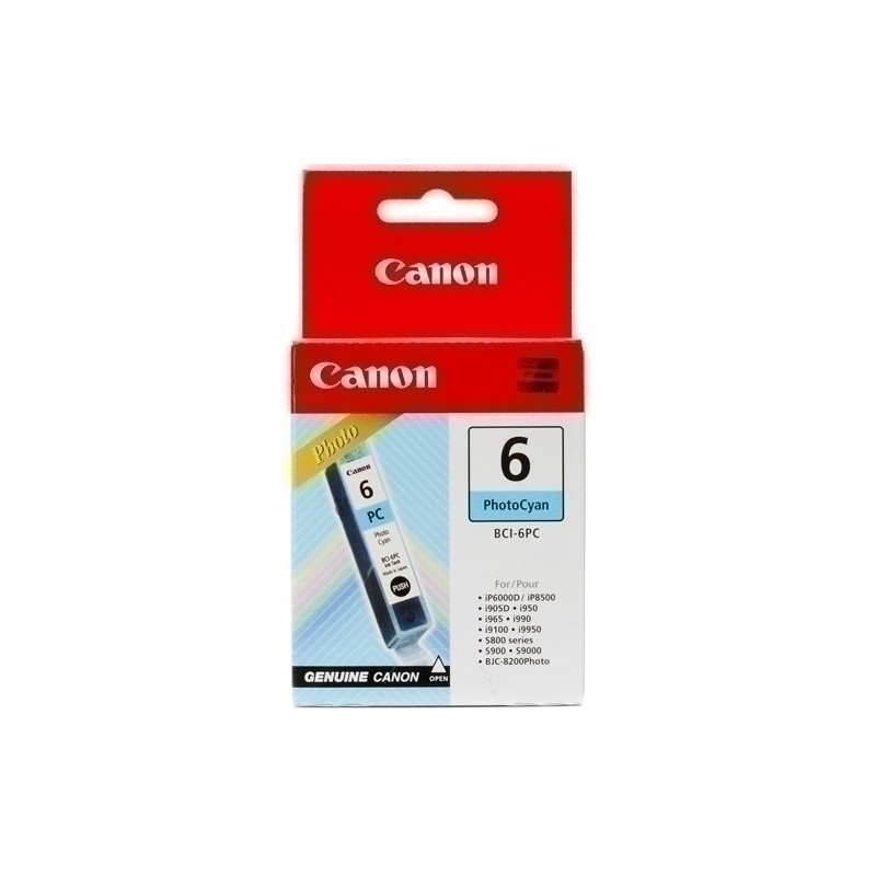 BCI6PC-CART.IJ.CANON BCI-6PC CIAN FOTO precio por 1 unidades