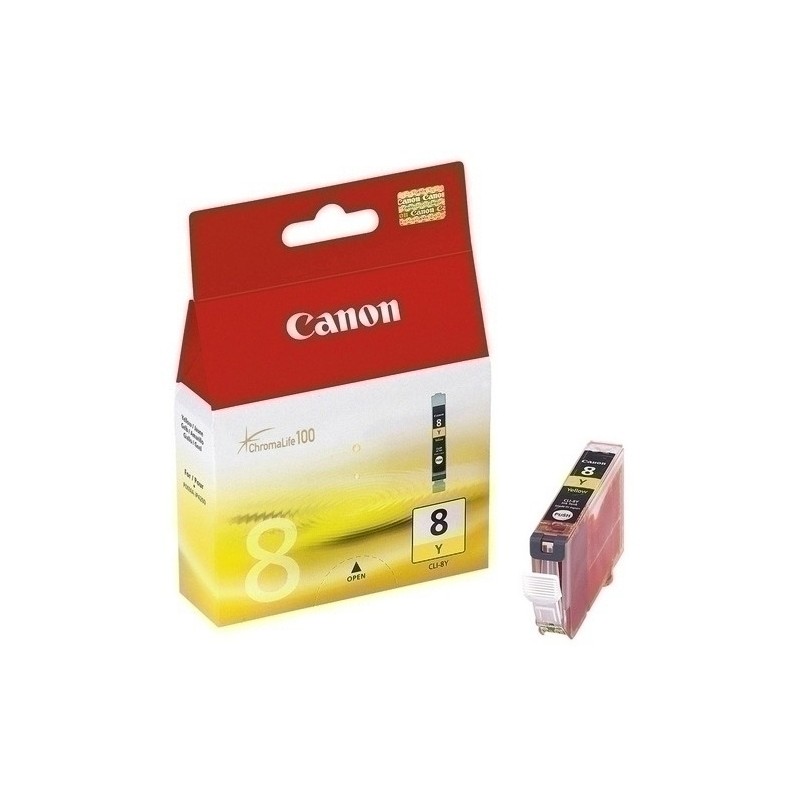 CLI8Y-CART.IJ.CANON CLI8Y DEP.TINT.AMARILLA precio por 1 unidades