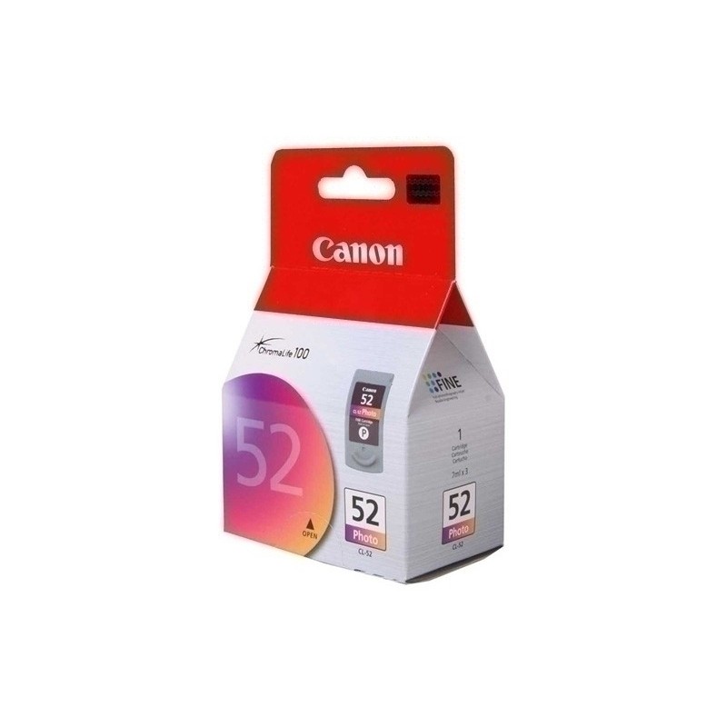 CL52-CART.IJ.CANON CL52 TINTA PHOTO COLOR precio por 1 unidades