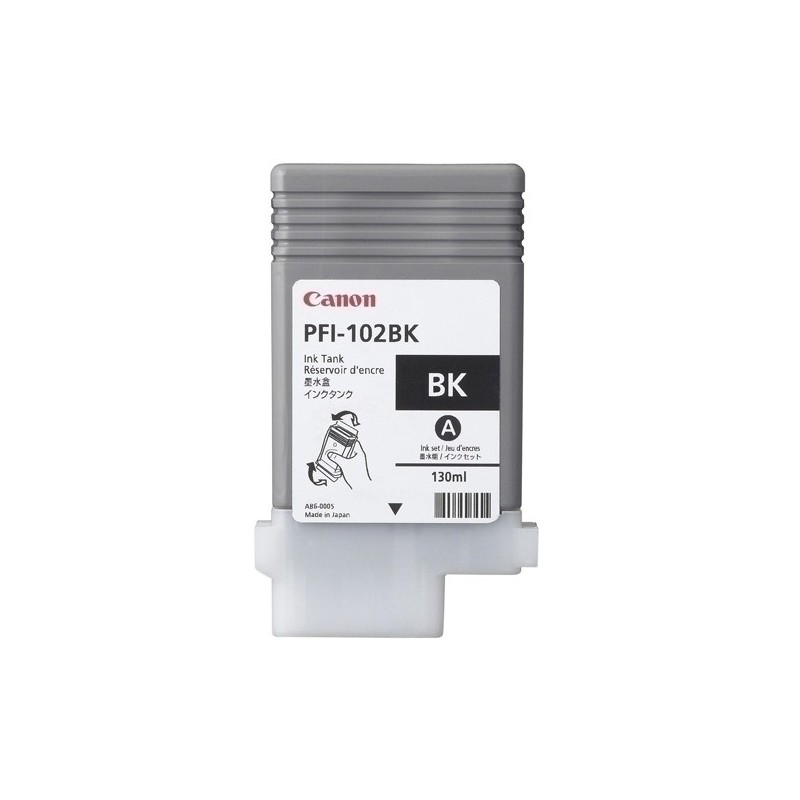 PFI102BK-CONS.PLOTTER CANON PFI102BK DEP.T.NEGRA precio por 1 unidades