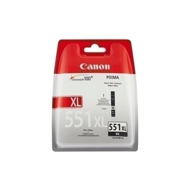CLI551BKXL-CART.IJ.CANON CLI-551XL NEGRO precio por 1 unidades