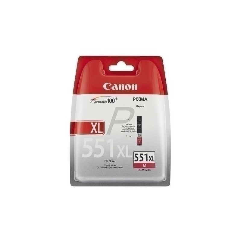 CLI551MXL-CART.IJ.CANON CLI-551XL MAGENTA precio por 1 unidades