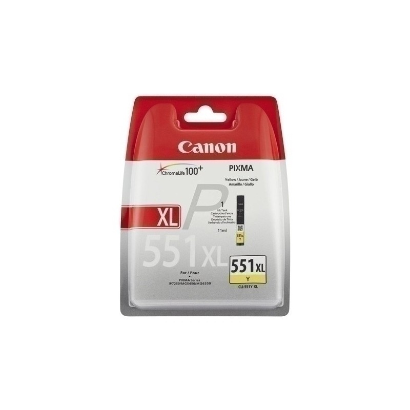 CLI551YXL-CART.IJ.CANON CLI-551XL AMARILLO precio por 1 unidades