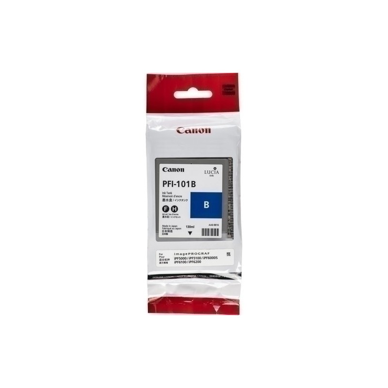 PFI101B-CART.IJ.CANON PFI-101B AZUL precio por 1 unidades