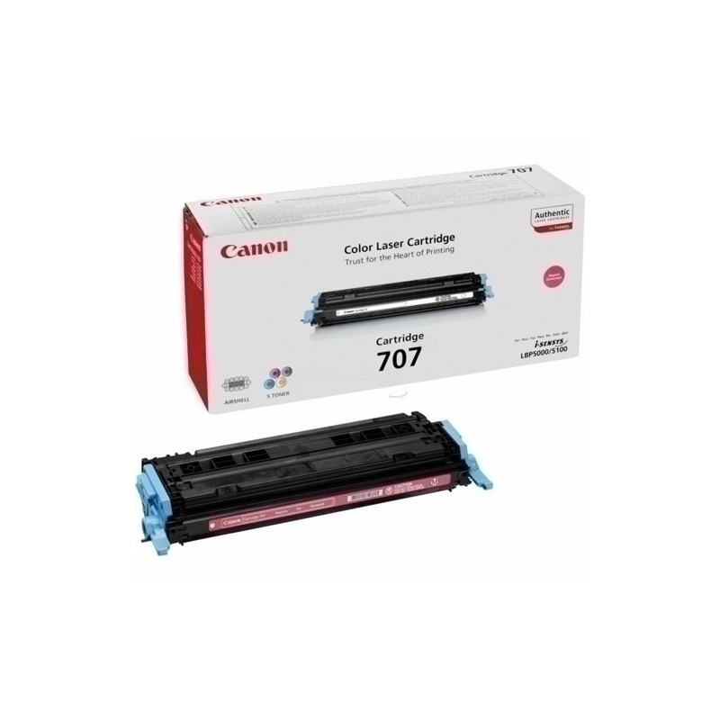 CRG707M-TONER CANON CRG707M MAGENTA (2.000 PÁG.) precio por 1 unidades