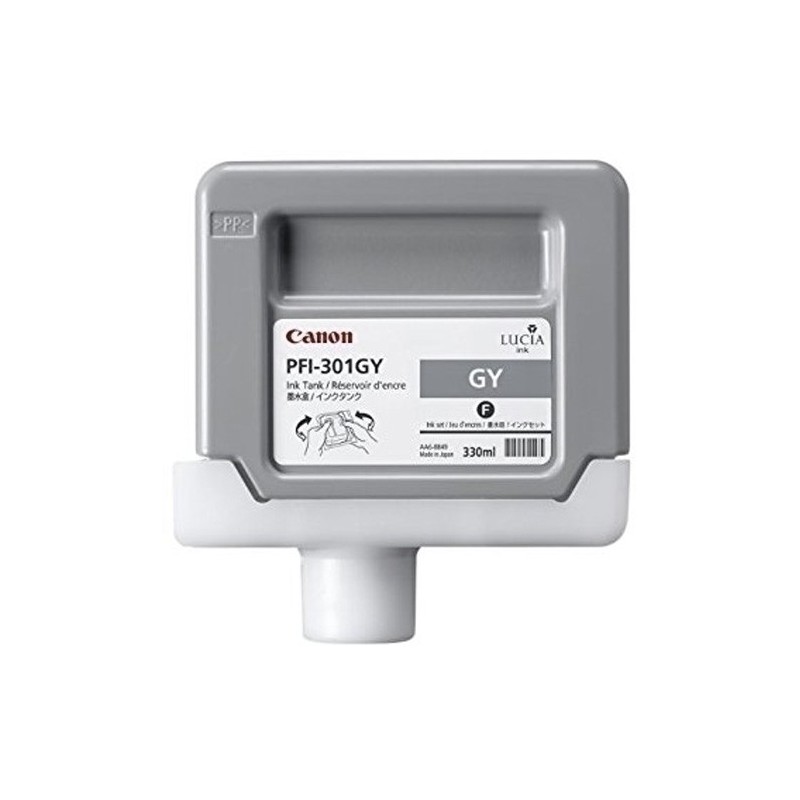 PFI301GY-CART.IJ.CANON PFI-301GY GRIS FOTO precio por 1 unidades