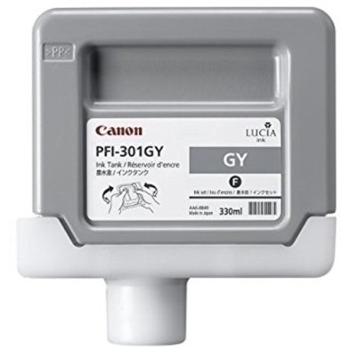PFI301GY-CART.IJ.CANON PFI-301GY GRIS FOTO precio por 1 unidades