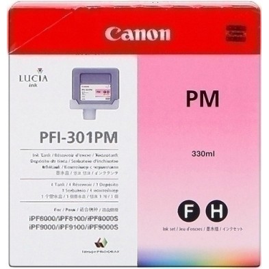 PFI301PM-CART.IJ.CANON PFI-301PM MAGENTA PIGMENTA precio por 1 unidades