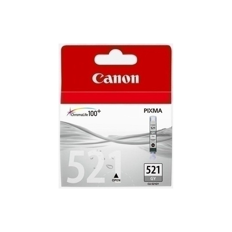 CLI521GY-CART.IJ.CANON CLI-521GY GRIS precio por 1 unidades