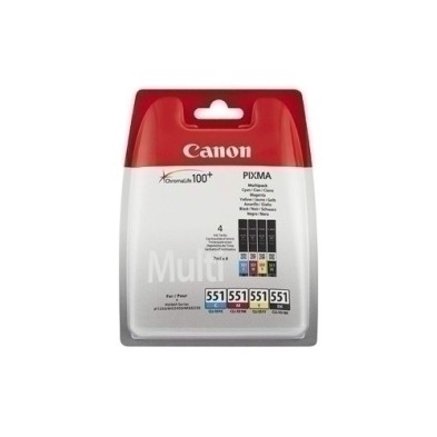 6509B009-CART.IJ.CANON CLI-551 PACK 4 precio por 1 unidades