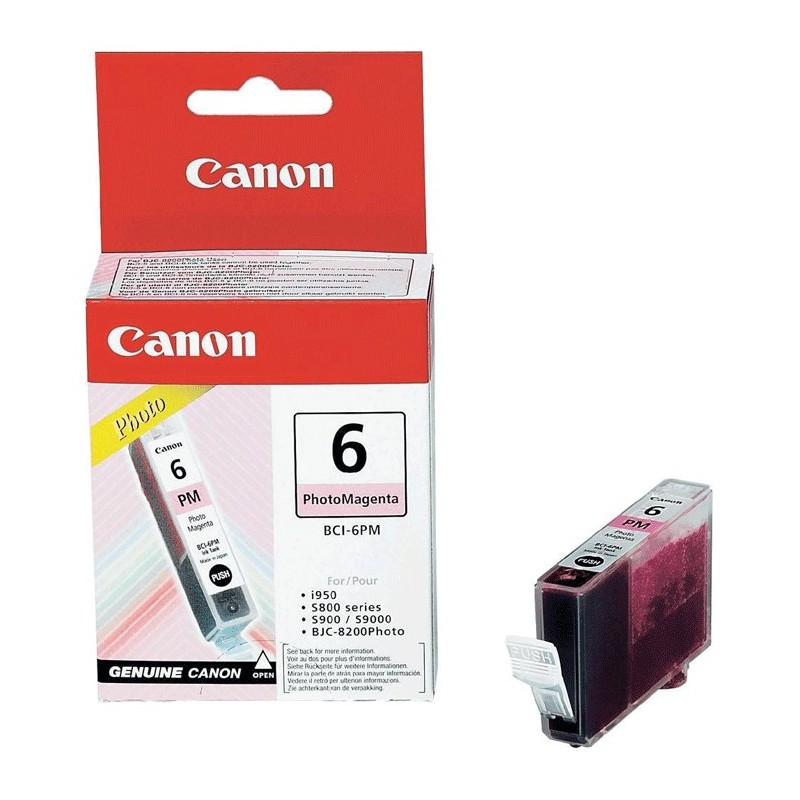 BCI6PM-CART.IJ.CANON BCI-6PM MAGENTA FOTO precio por 1 unidades