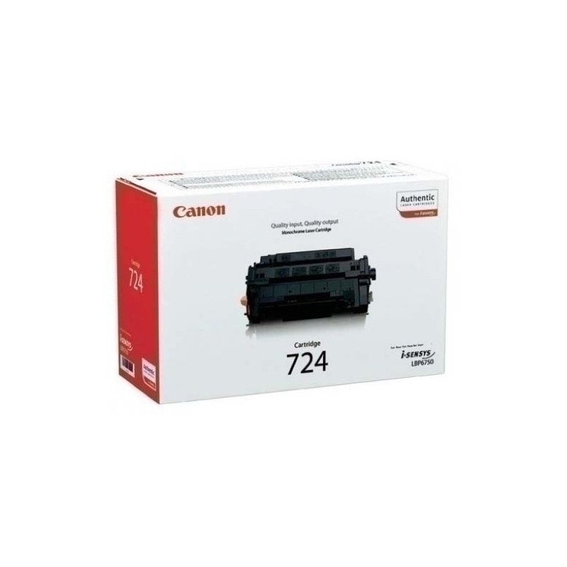 CRG-724-TONER CANON CRG-724 NEGRO (6.000 PAG.) precio por 1 unidades