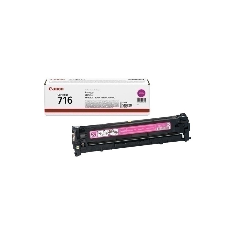 CRG-716M-TONER CANON MAGENTA 716M (1.500 PÁG.) precio por 1 unidades
