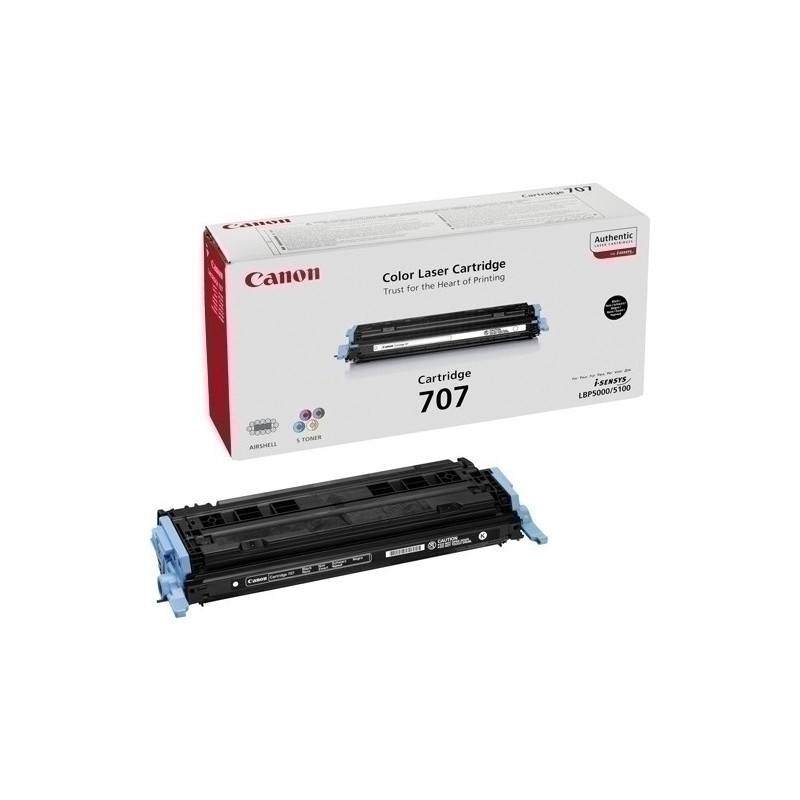 CRG707BK-TONER CANON CRG707BK NEGRO (2.500 PÁG.) precio por 1 unidades