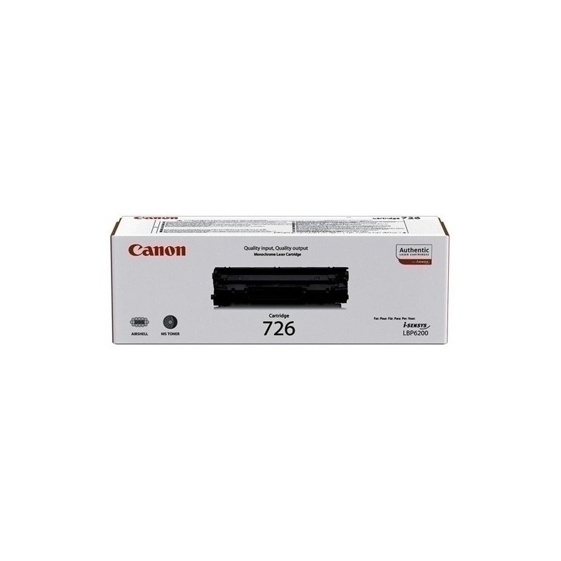 CRG726-TONER CANON CRG-726 LBP-6200 NEGRO precio por 1 unidades