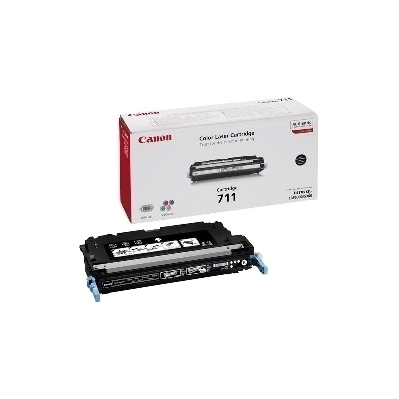 CRG-711BK-TONER CANON CRG711BK NEGRO (6.000 PAG.) precio por 1 unidades