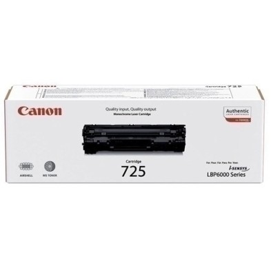 CRG725-TONER CANON CRG-725 NEGRO (1.600 PAG.) precio por 1 unidades