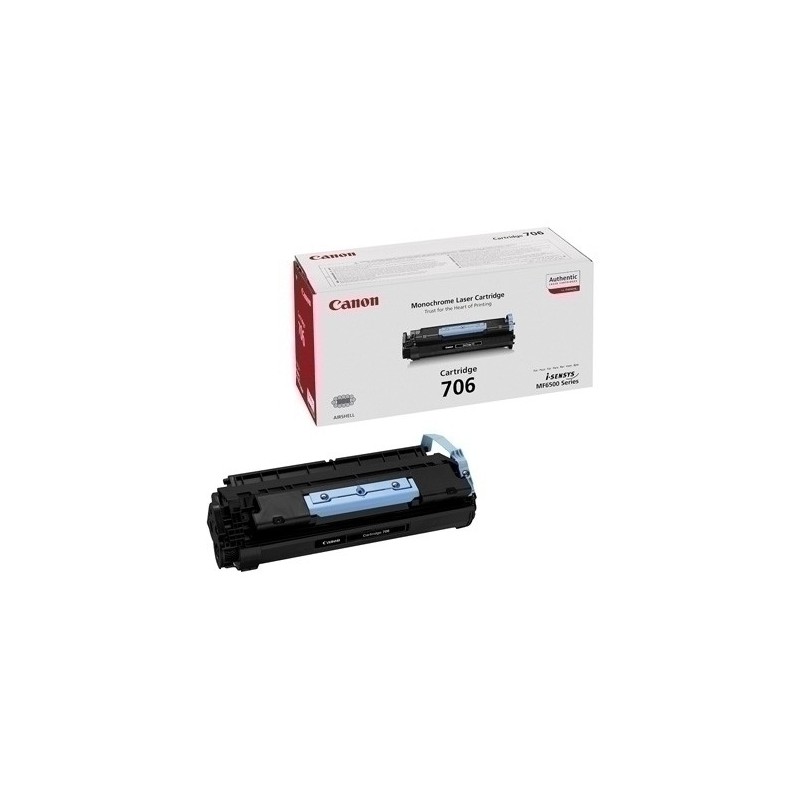 CRG706-TONER CANON CRG-706 NEGRO (5.000 PAG.) precio por 1 unidades