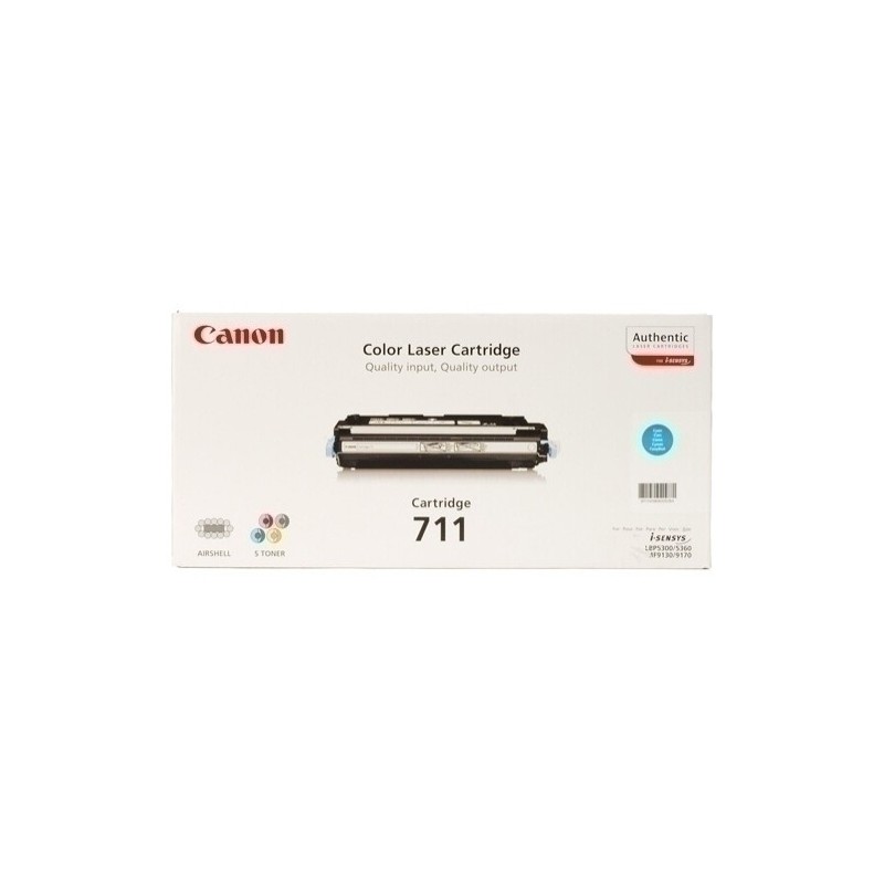CRG-711C-TONER CANON CRG711C CIAN (6.000 PAG.) precio por 1 unidades